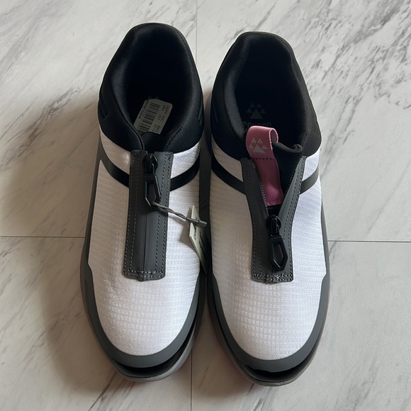 Cougar Razzle Nylon Waterproof sneaker pink black gray white zipper size 9 - Picture 2 of 7